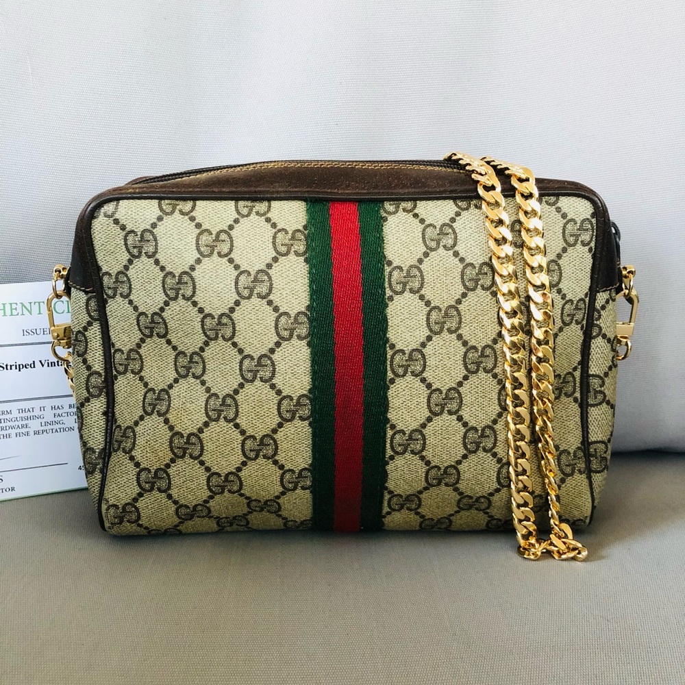 Authentic Gucci clutch crossbody purse handbag